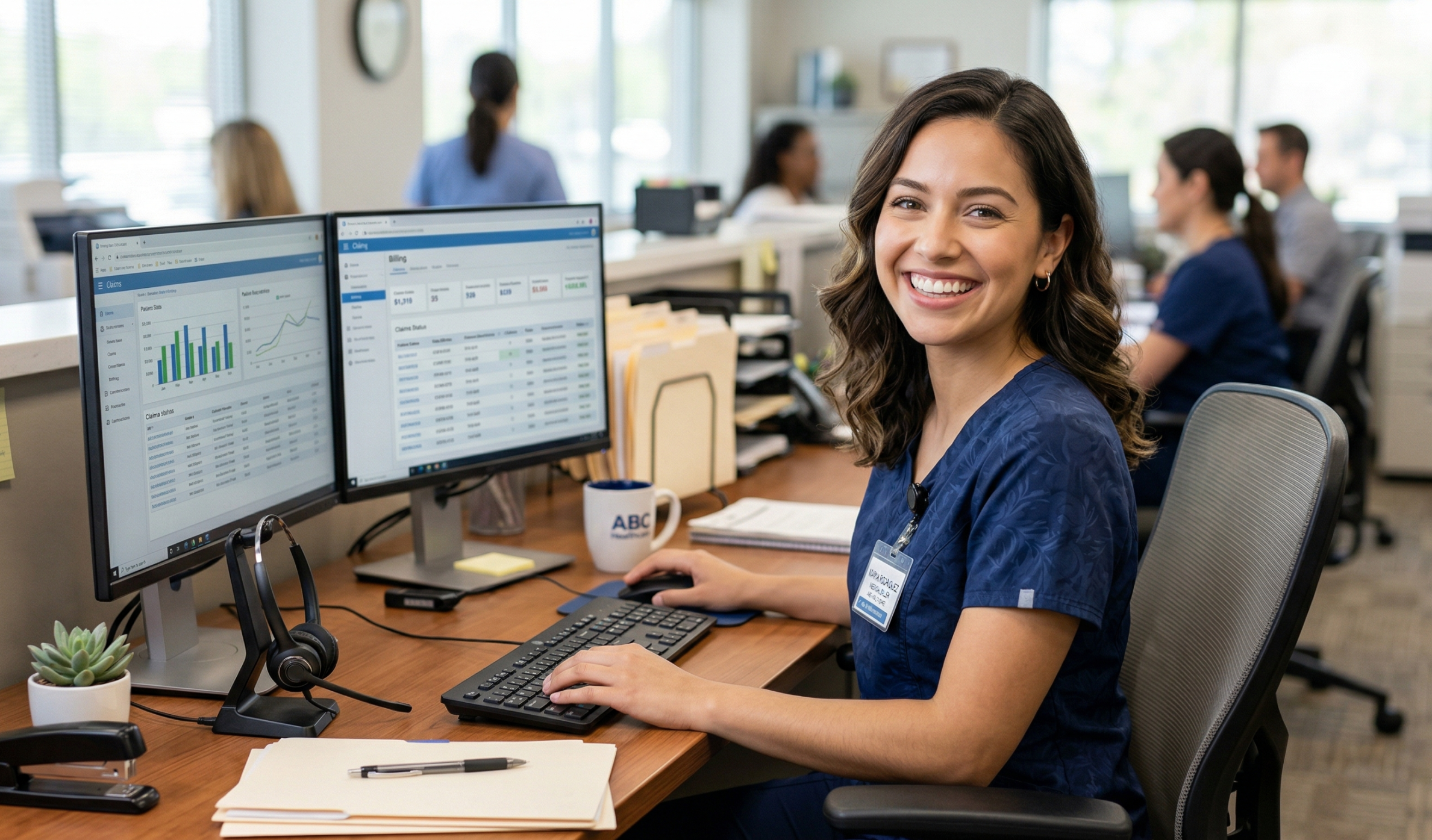 Non-clinical healthcare staffing